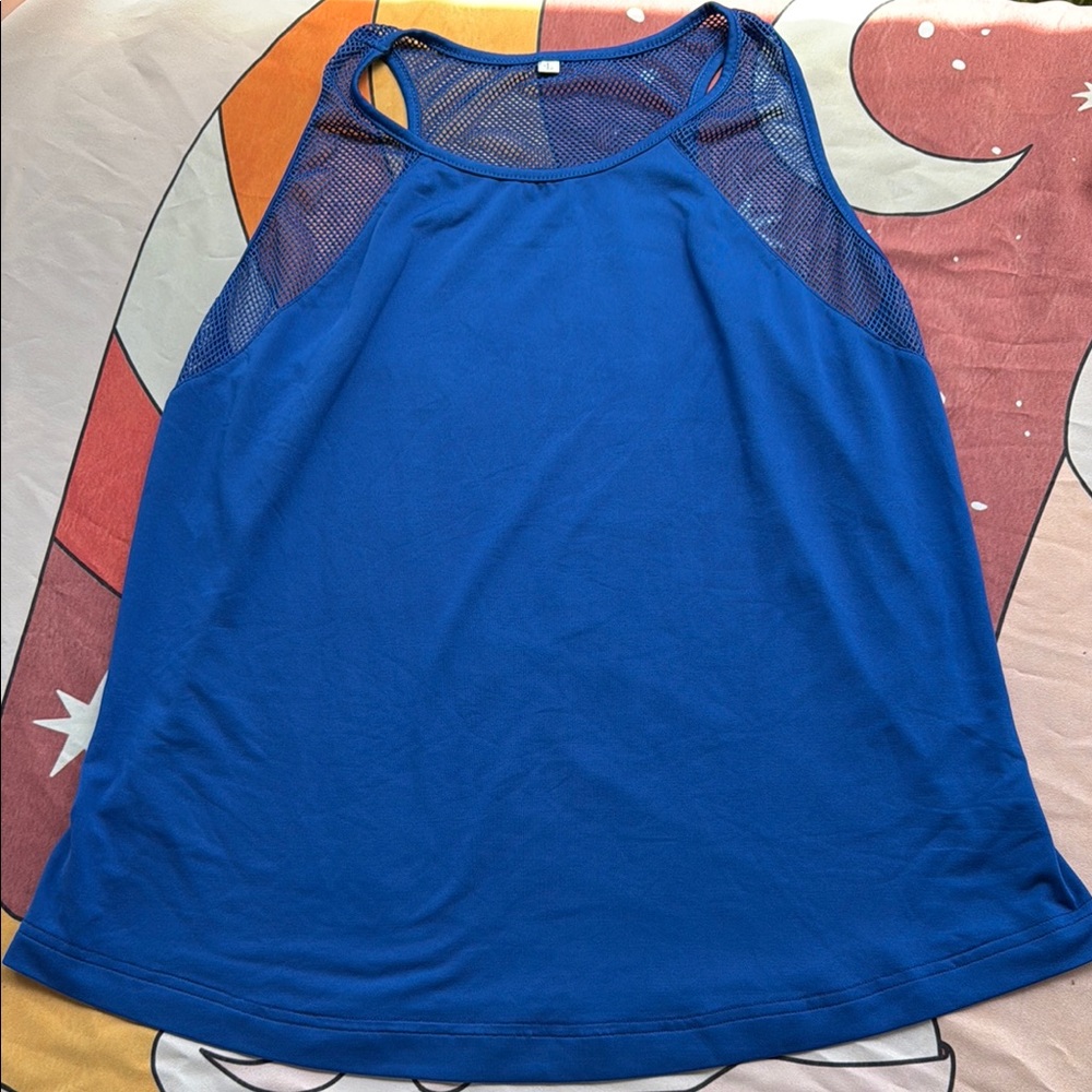 Ictive Blue Mesh Tank